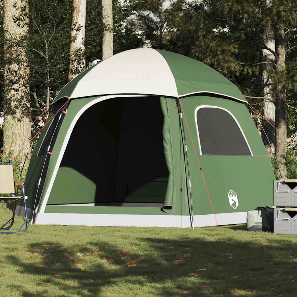 Tents Family Tent Igloo 6-Person Waterproof green grey and orange blue Foldable