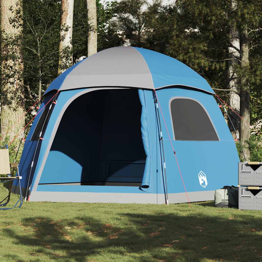 Tents Family Tent Igloo 6-Person Waterproof green grey and orange blue Foldable