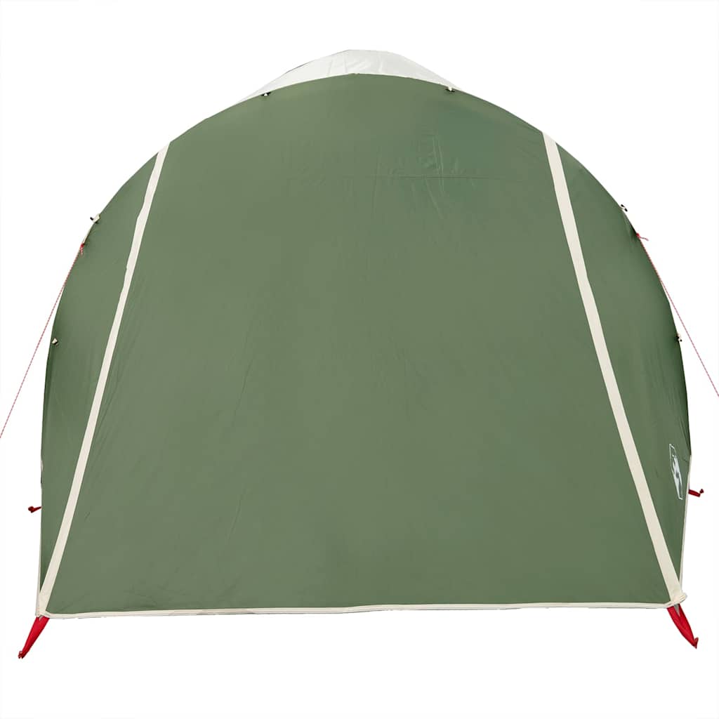 Tents 6 Person Tunnel Camping Tent Waterproof 564X260Cm 2 Room Olive Green Blue