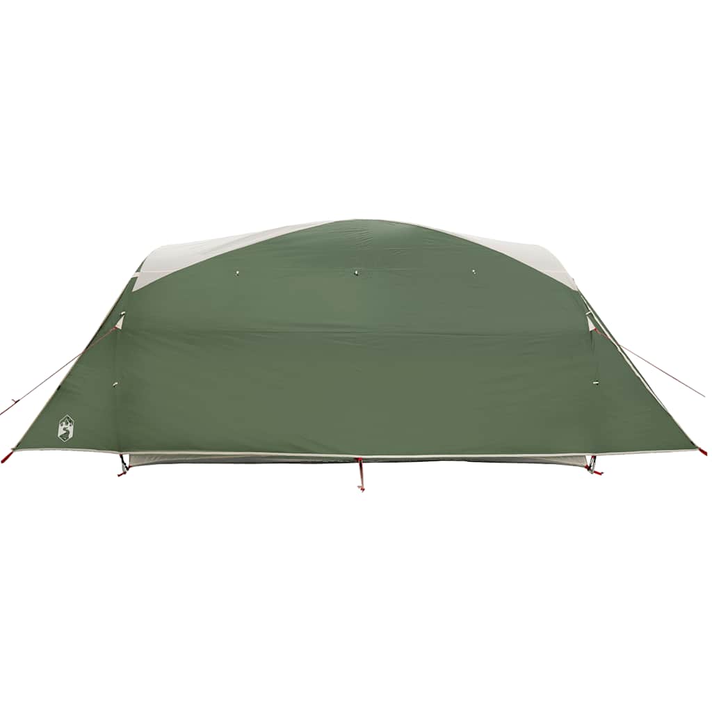 Tents 6 Person Tunnel Camping Tent Waterproof 564X260Cm 2 Room Olive Green Blue