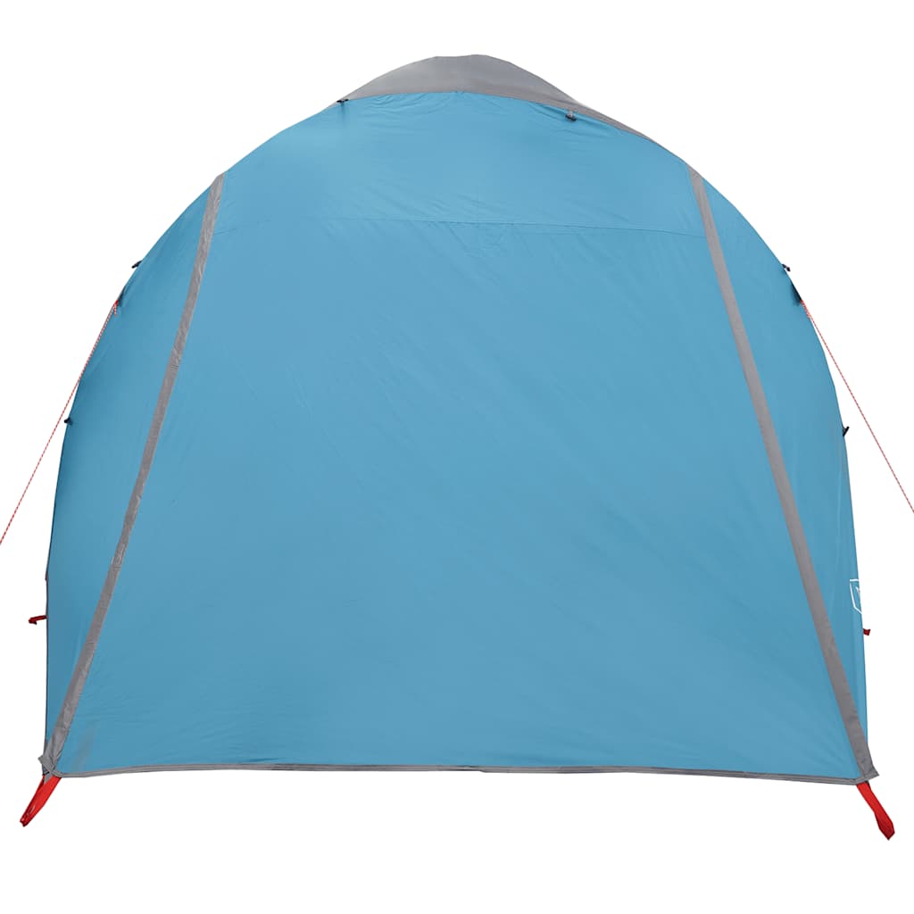 Tents 6 Person Tunnel Camping Tent Waterproof 564X260Cm 2 Room Olive Green Blue