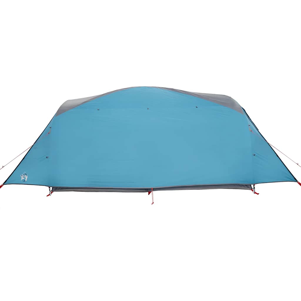 Tents 6 Person Tunnel Camping Tent Waterproof 564X260Cm 2 Room Olive Green Blue