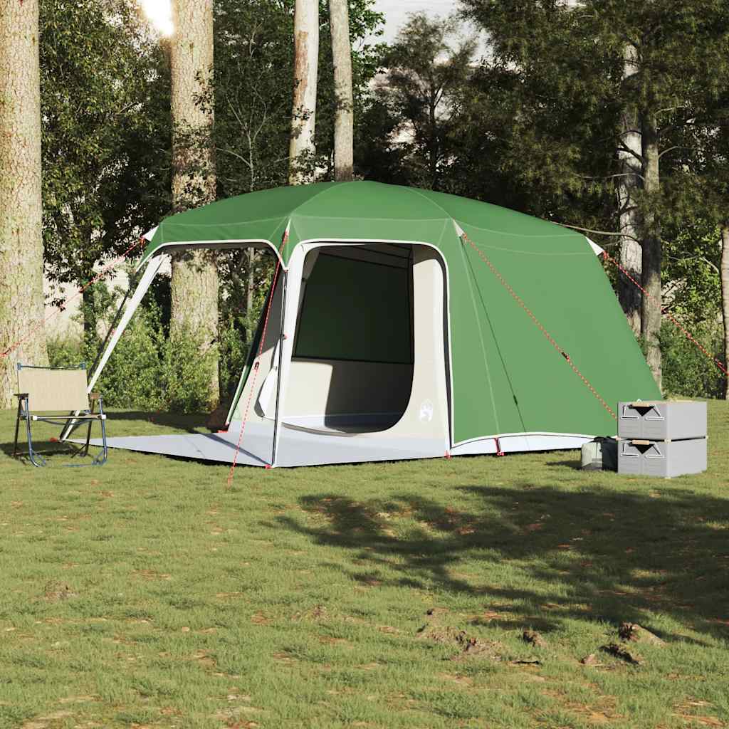Tents 5 Person Camping Tent Waterproof Dome Family Festival Shelter Blue Green 4