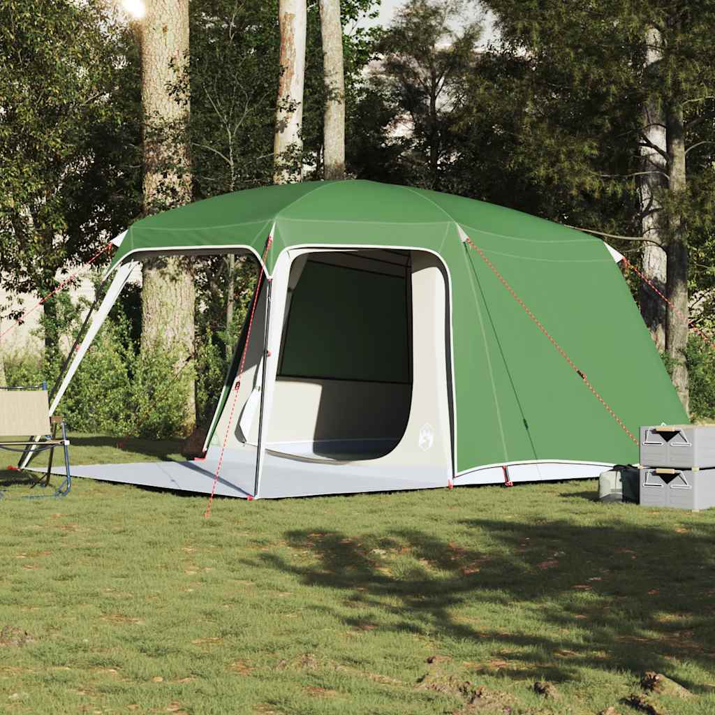 Tents 5 Person Camping Tent Waterproof Dome Family Festival Shelter Blue Green 4