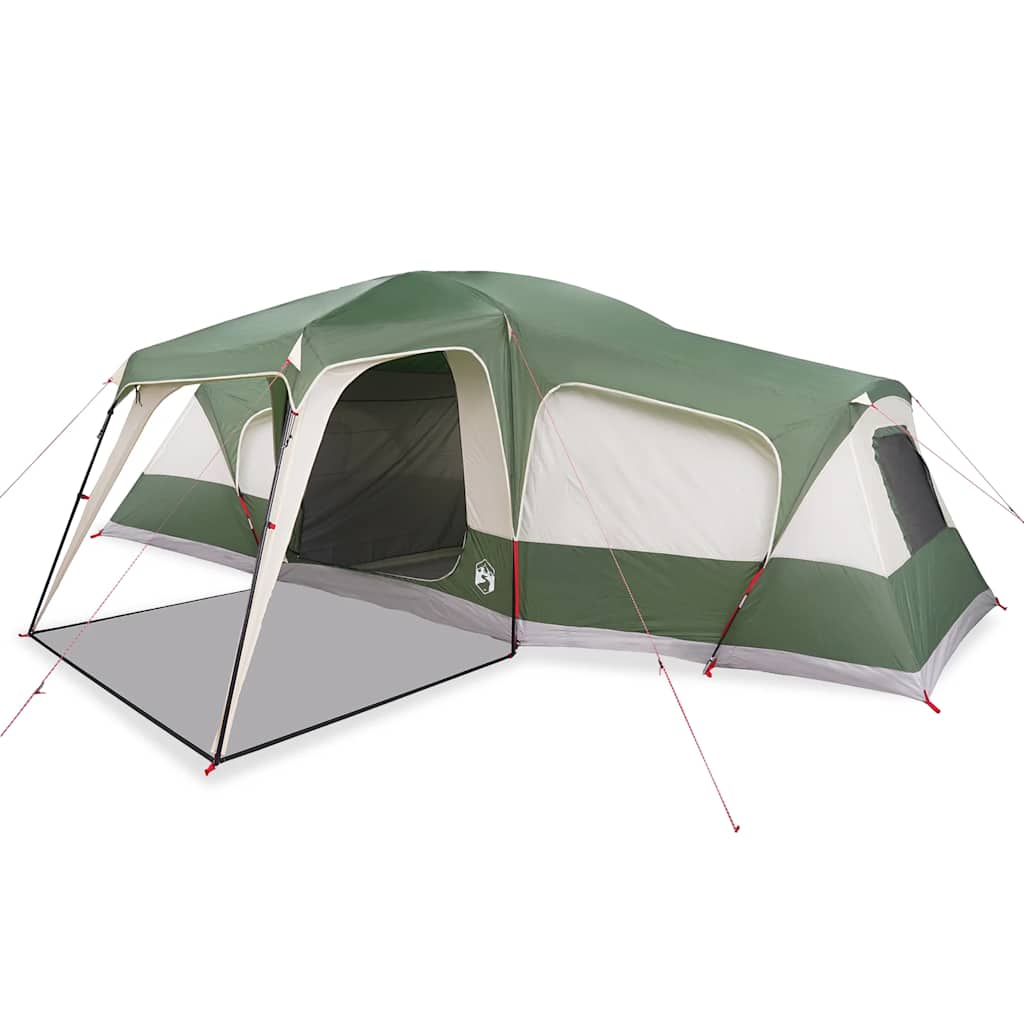 Tents 9 Person Family Dome Tent Waterproof 3 Bedroom Camping Green blue Foldable