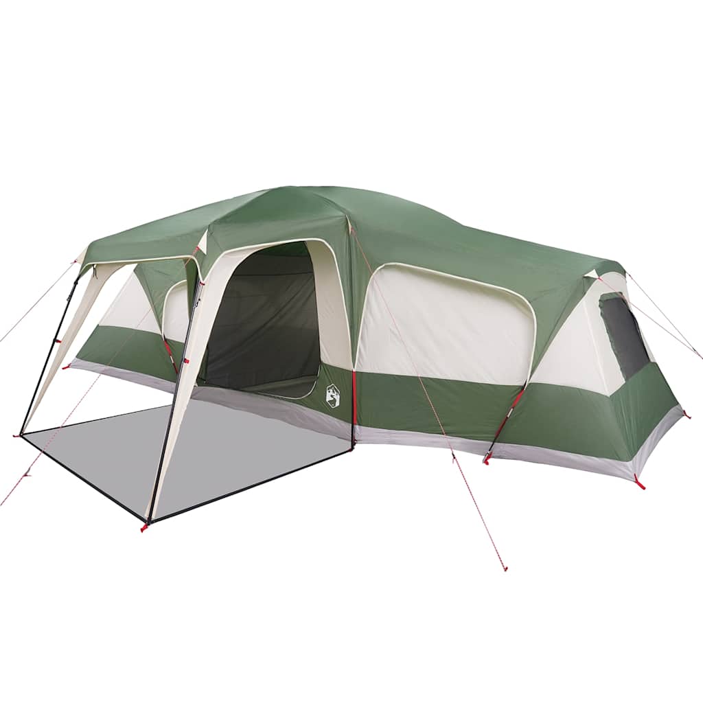 Tents 9 Person Family Dome Tent Waterproof 3 Bedroom Camping Green blue Foldable