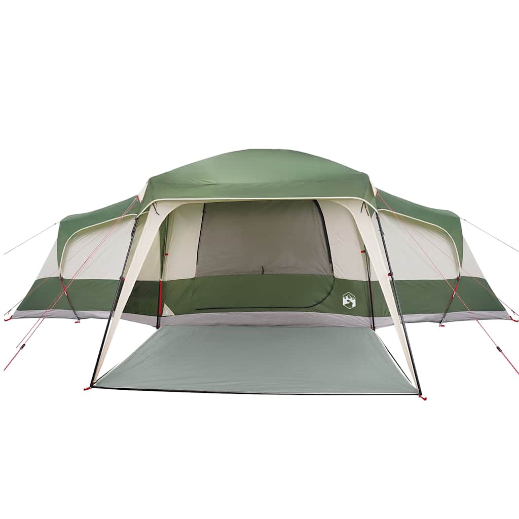 Tents 9 Person Family Dome Tent Waterproof 3 Bedroom Camping Green blue Foldable