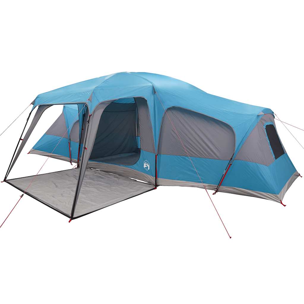 Tents 9 Person Family Dome Tent Waterproof 3 Bedroom Camping Green blue Foldable