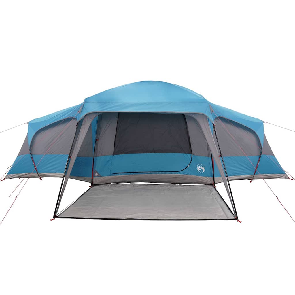 Tents 9 Person Family Dome Tent Waterproof 3 Bedroom Camping Green blue Foldable