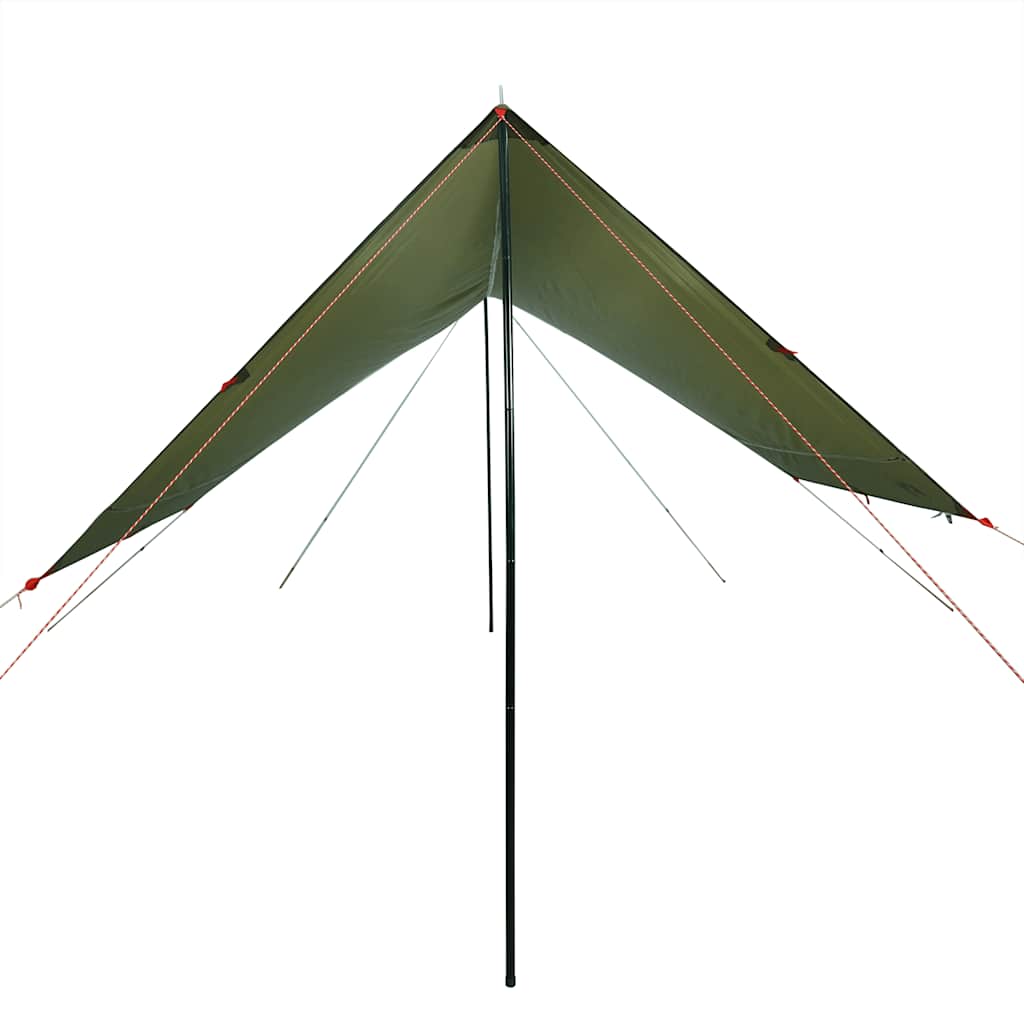 Tents Camping Tarp 430X380X210 Cm Waterproof Blue Green Grey And Orange Brown 43