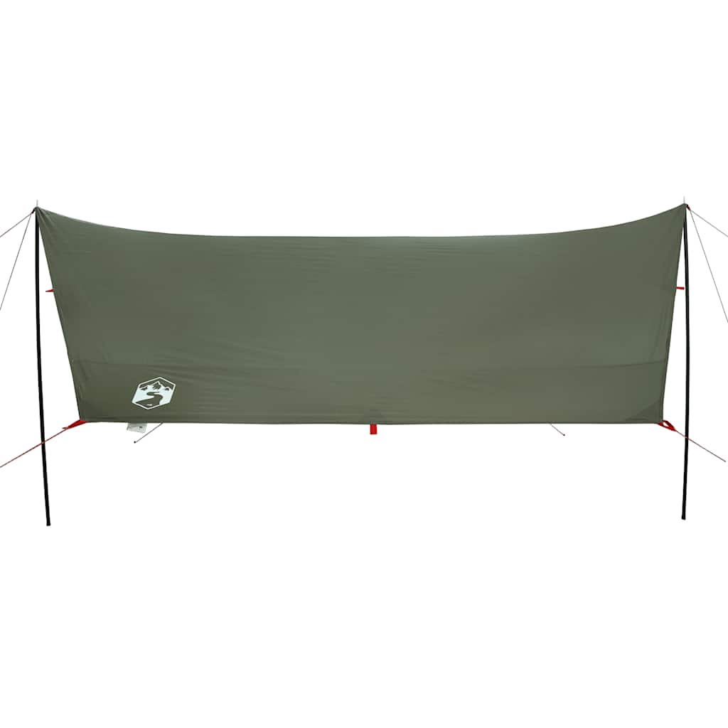 Tents Camping Tarp 430X380X210 Cm Waterproof Blue Green Grey And Orange Brown 43