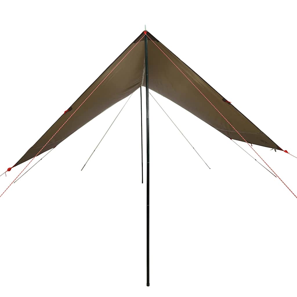 Tents Camping Tarp 430X380X210 Cm Waterproof Blue Green Grey And Orange Brown 43