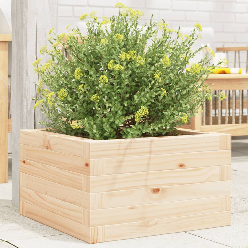 Garden Planter Solid Wood Pine