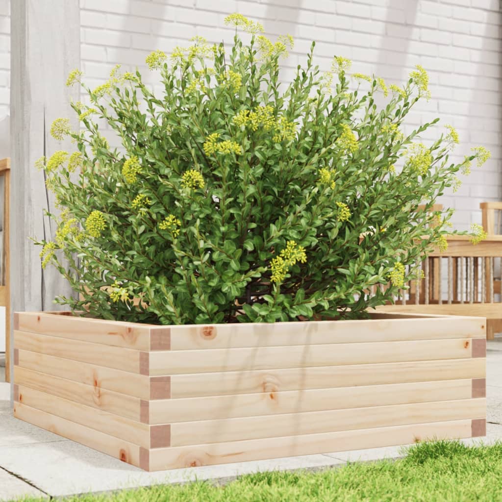 Garden Planter Solid Wood Pine