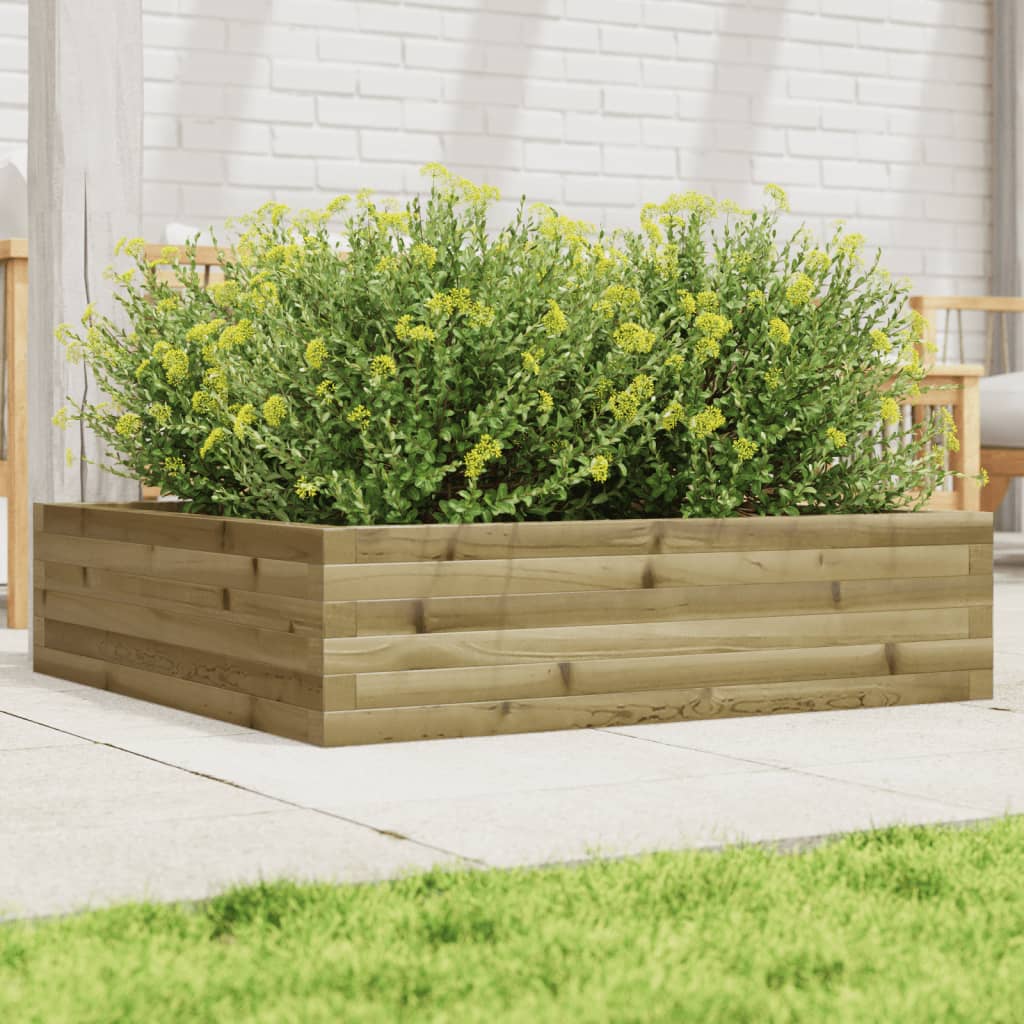 Garden Planter Solid Wood Pine