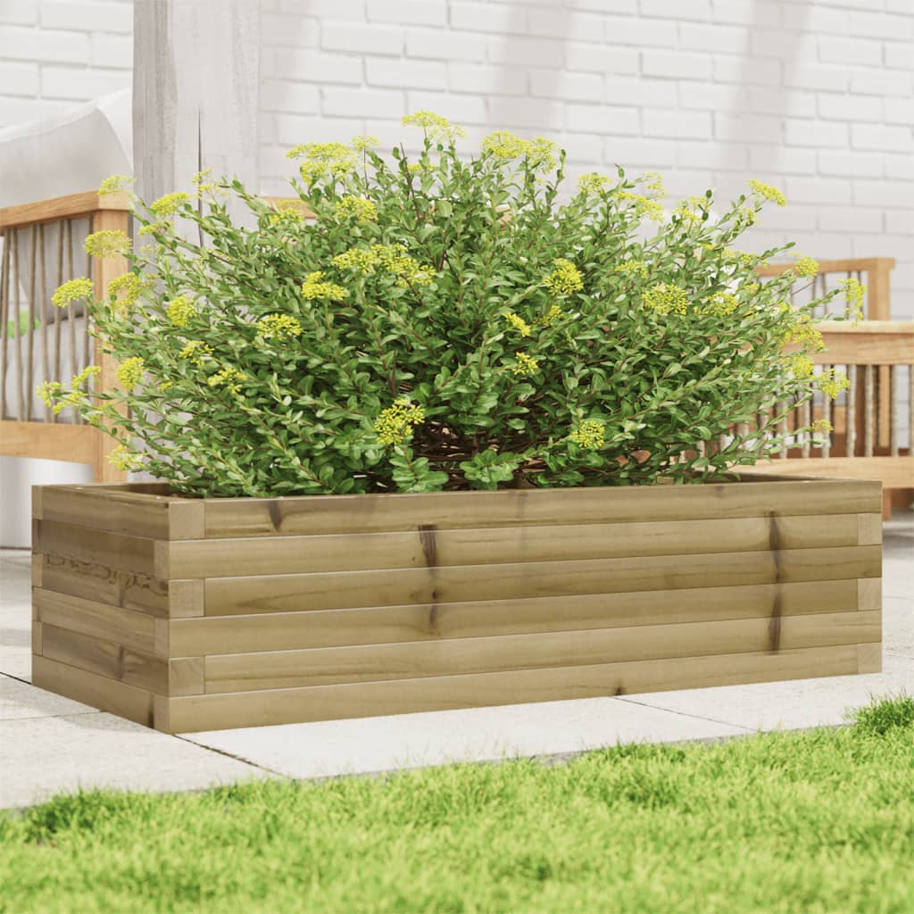 Garden Planter Solid Wood Pine