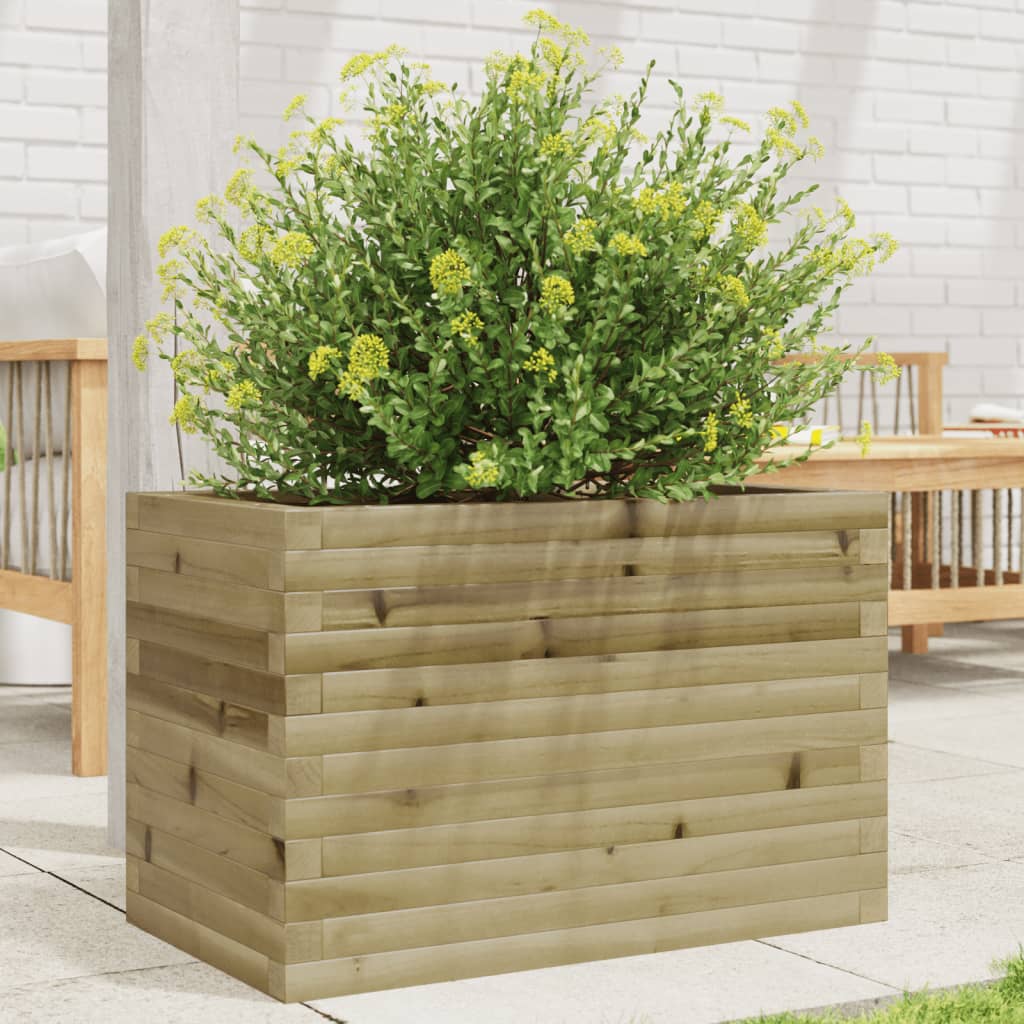 Garden Planter Solid Wood Pine