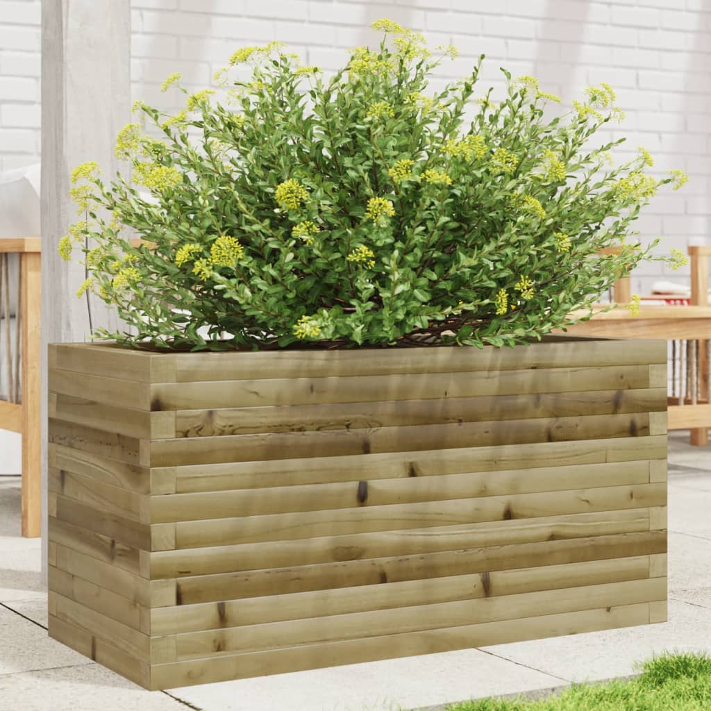 Garden Planter Solid Wood Pine
