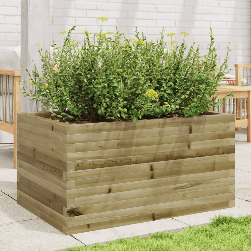 Garden Planter Solid Wood Pine