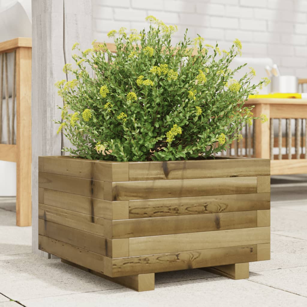 Garden Planter Solid Wood Pine