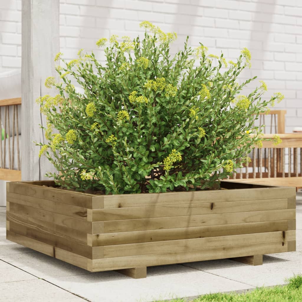 Garden Planter Solid Wood Pine