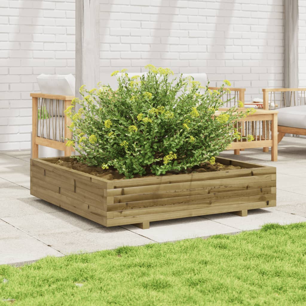 Garden Planter Solid Wood Pine