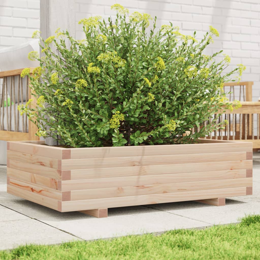 Garden Planter Solid Wood Pine