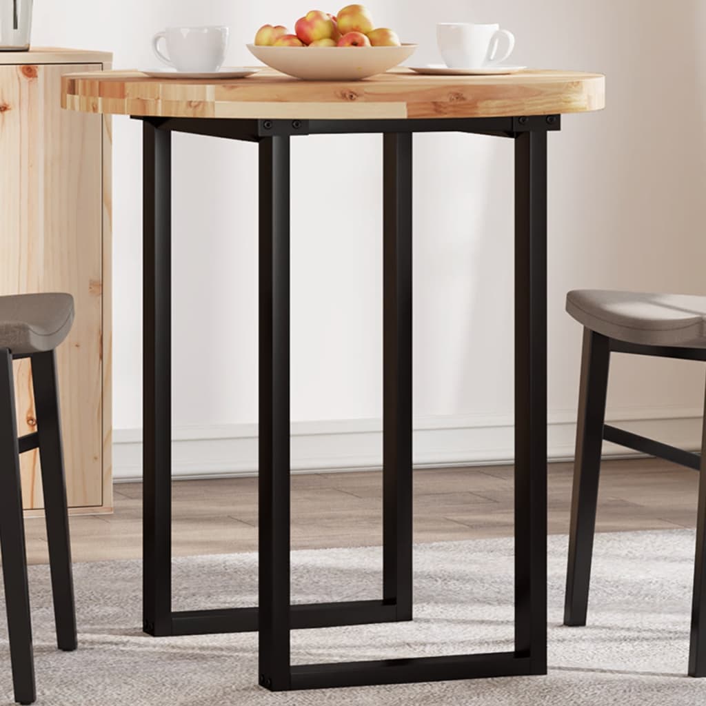 Table Top Round Ø70X2 Cm Solid Wood Acacia