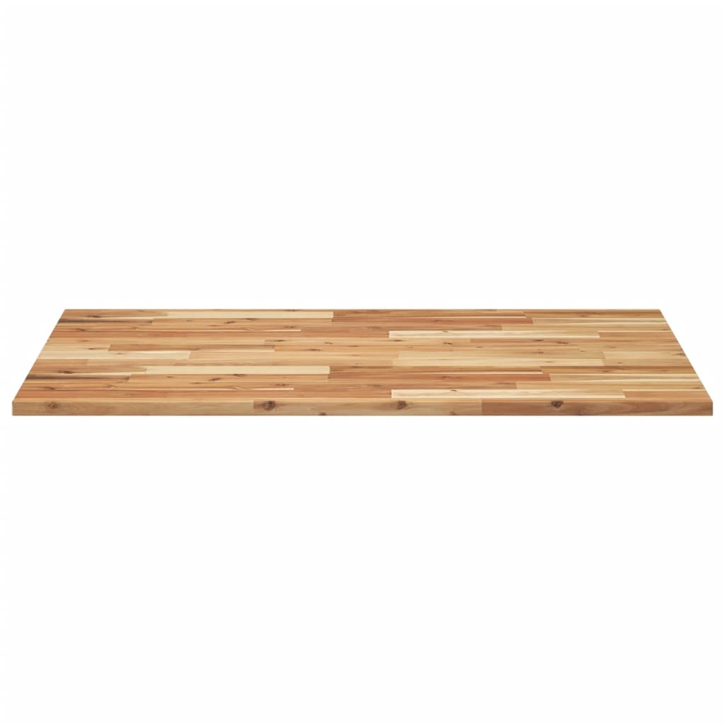 Table Top Rectangular Solid Wood Acacia