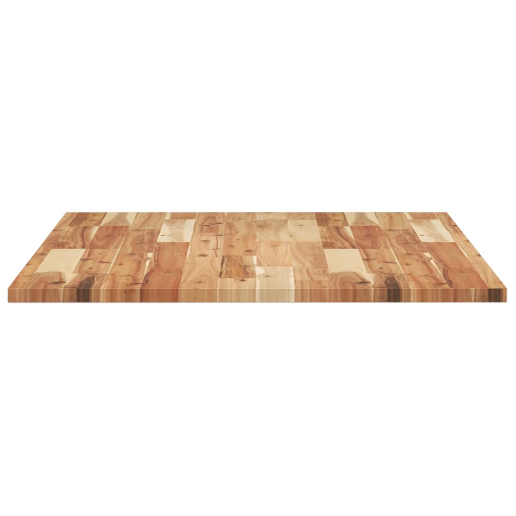 Table Top Rectangular Solid Wood Acacia