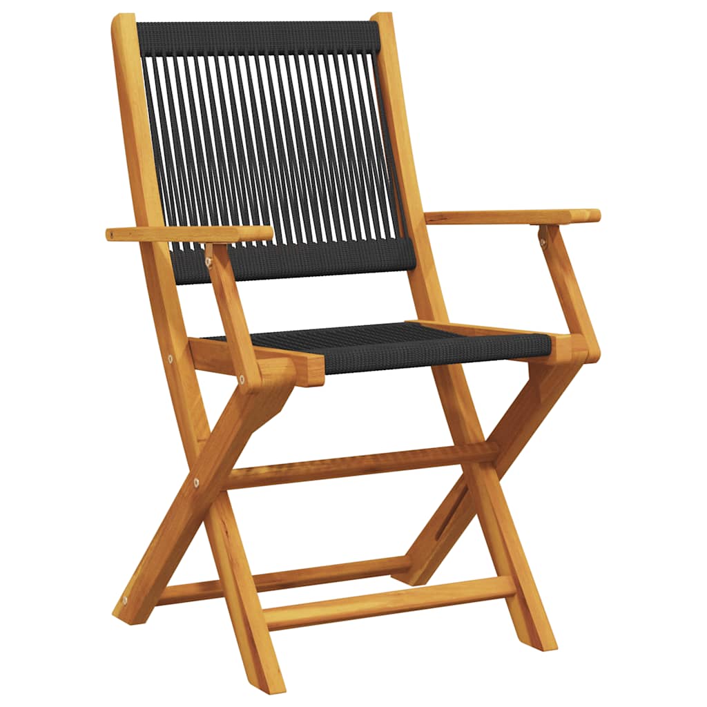 Outdoor Furniture Set 5 Piece Garden Dining Polypropylene Solid Wood