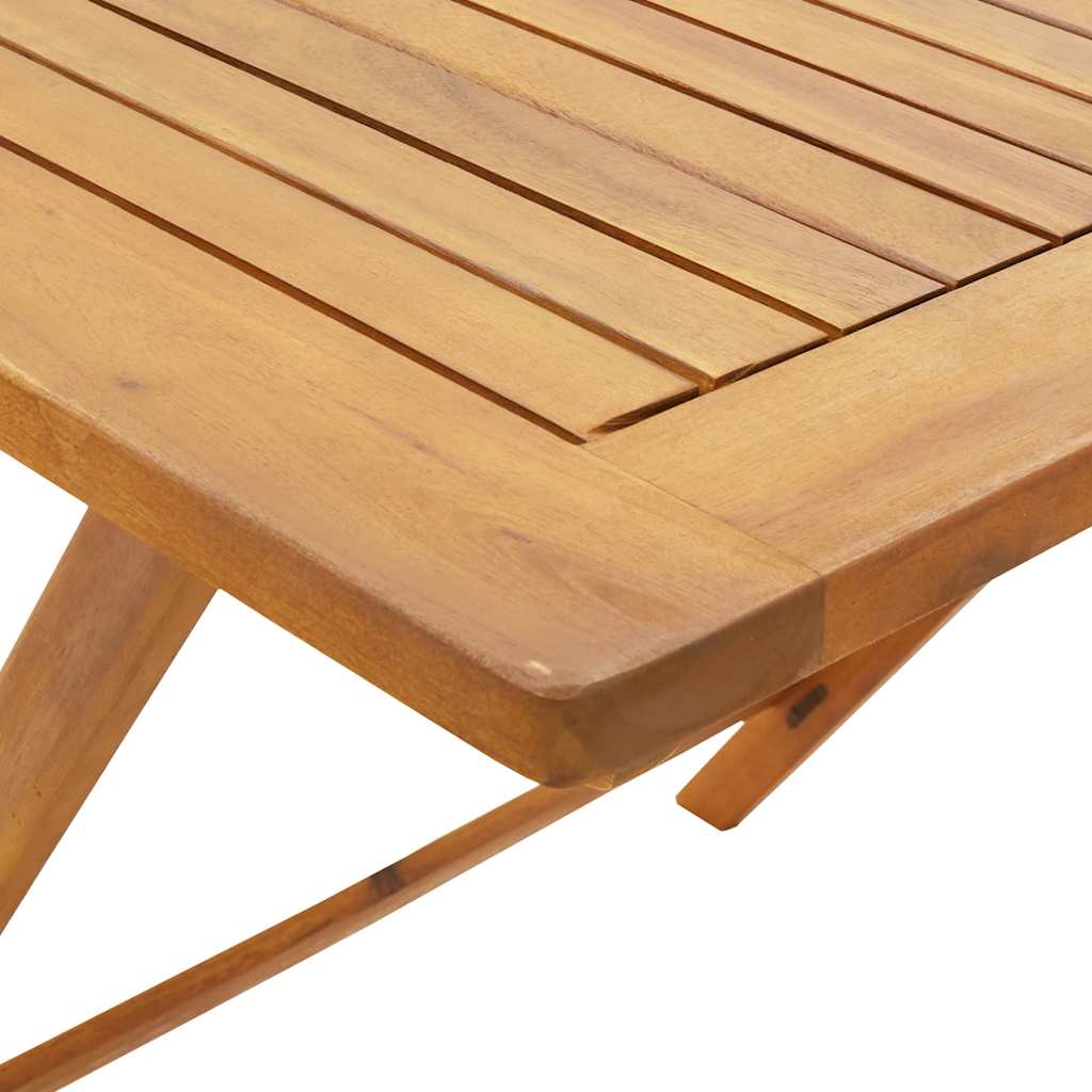 Outdoor Furniture Set 5 Piece Garden Dining Polypropylene Solid Wood