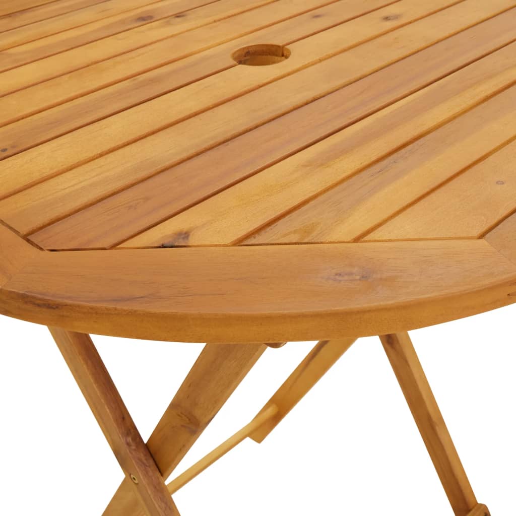 3 Piece Bistro Set Poly Rattan And Solid Wood