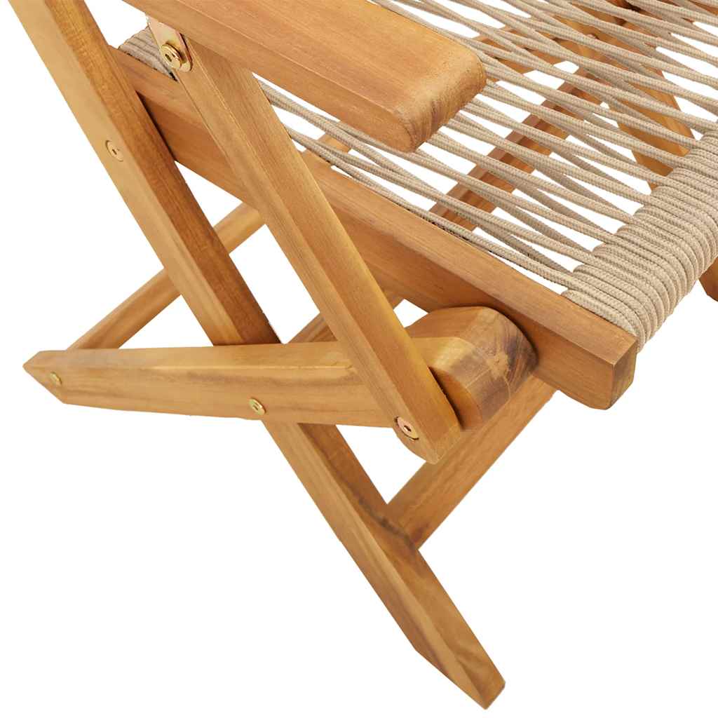 Outdoor Furniture Set 3 Piece Bistro Polypropylene & Solid Wood Garden Patio