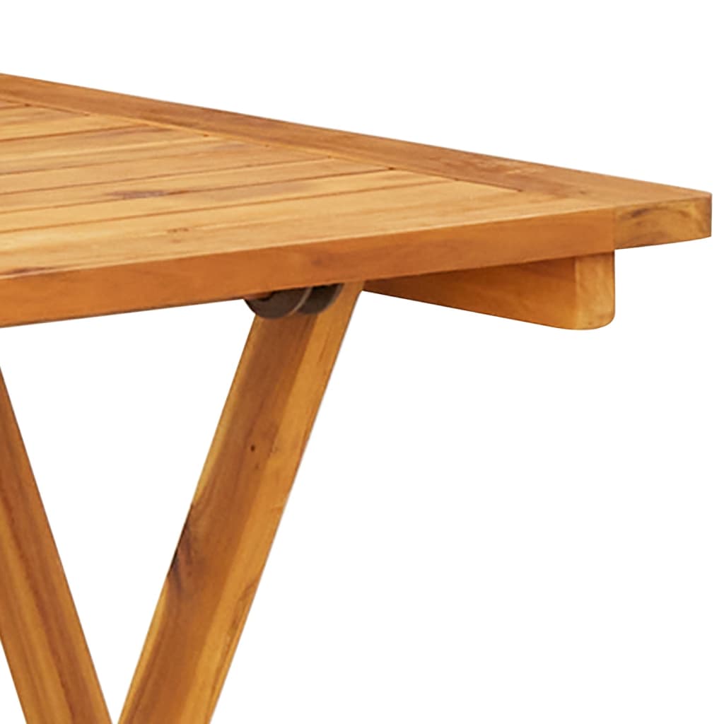 3 Piece Bistro Set Fabric And Solid Wood