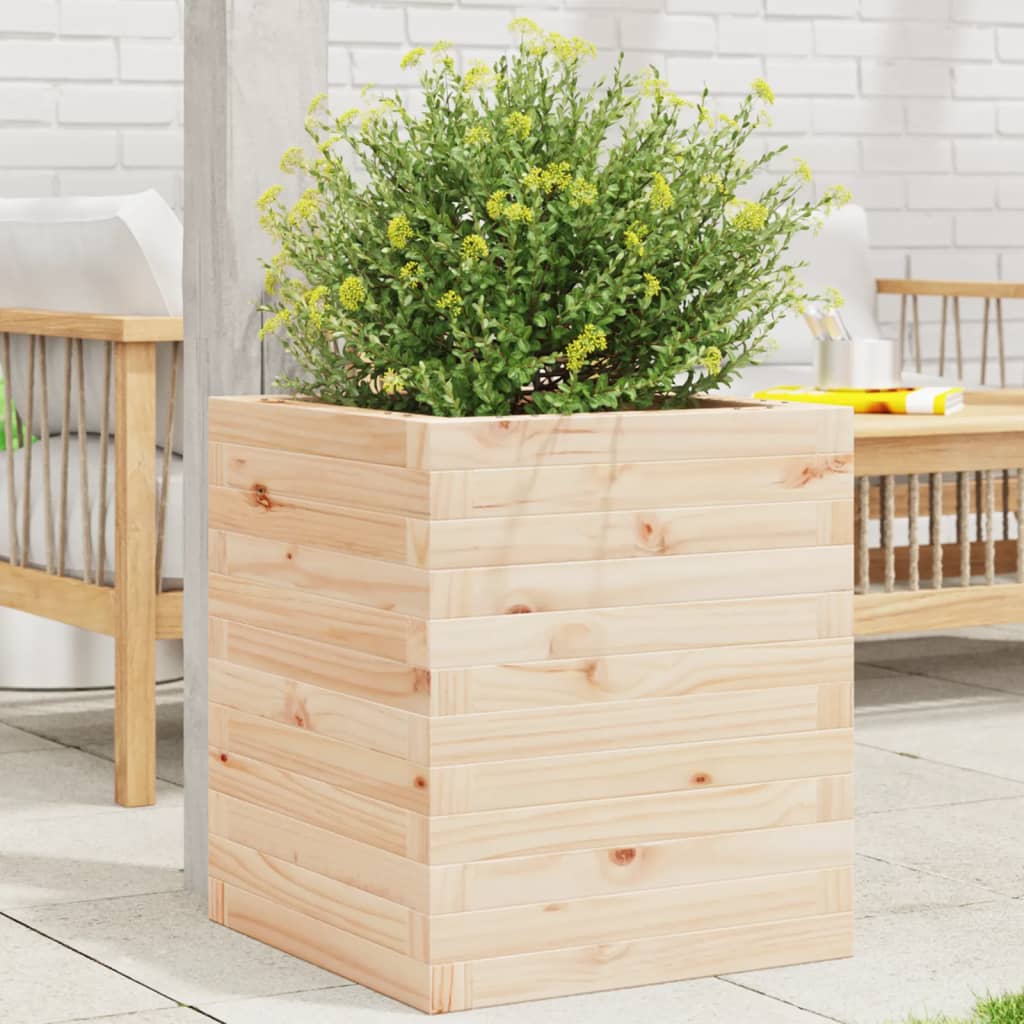 Garden Planter Solid Wood Pine