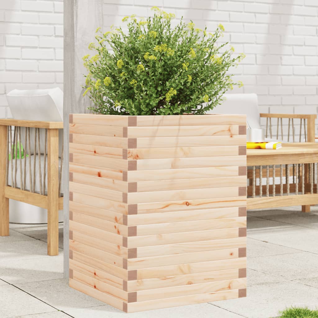 Garden Planter Solid Wood Pine