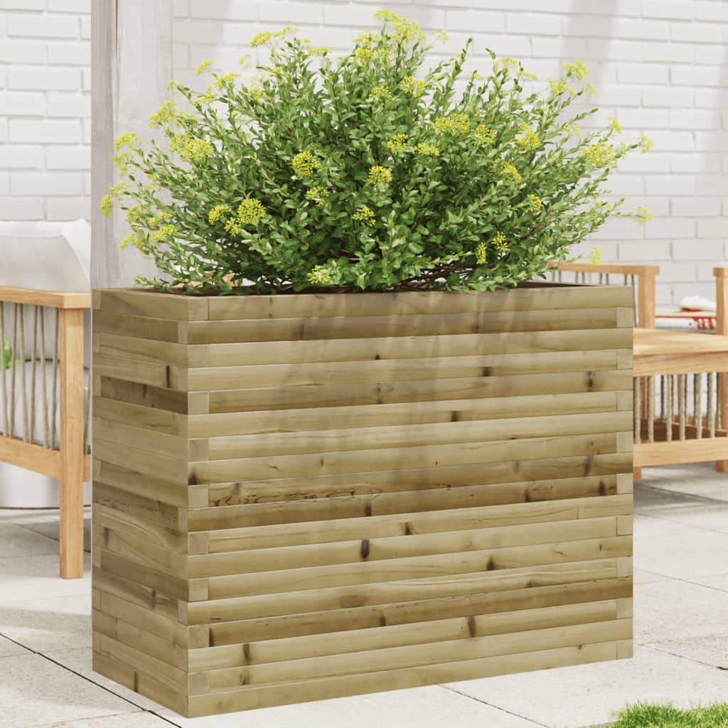 Garden Planter Solid Wood Pine