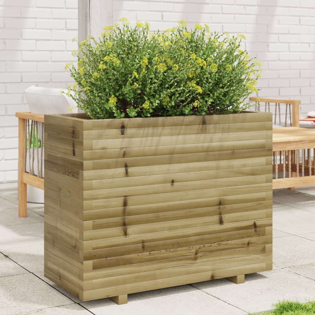 Garden Planter Solid Wood Pine