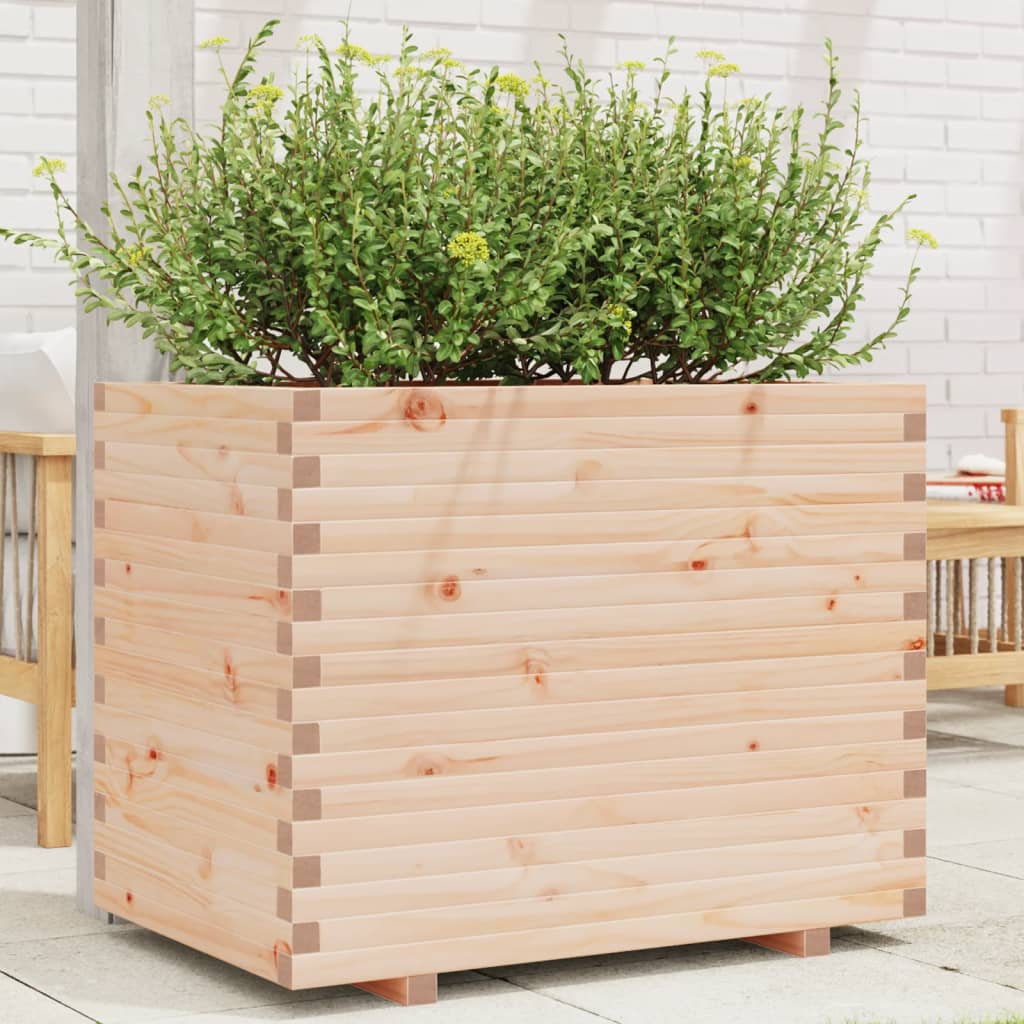 Garden Planter Solid Wood Pine