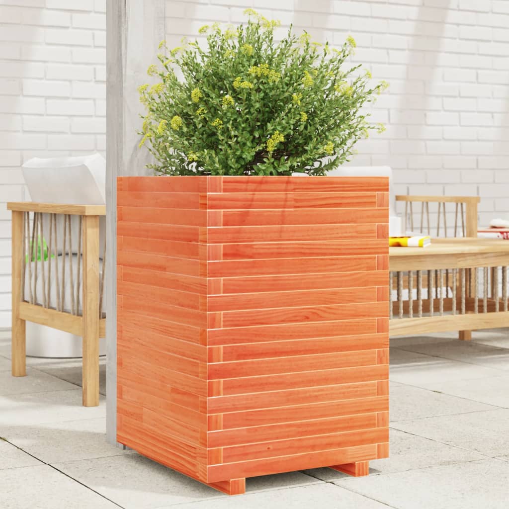 Garden Planter Solid Wood Pine