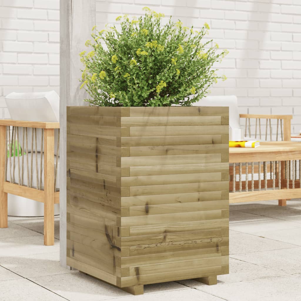 Garden Planter Solid Wood Pine