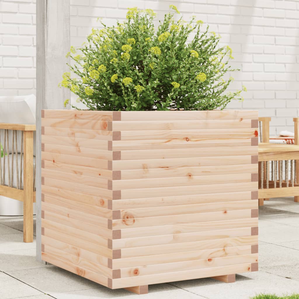 Garden Planter Solid Wood Pine