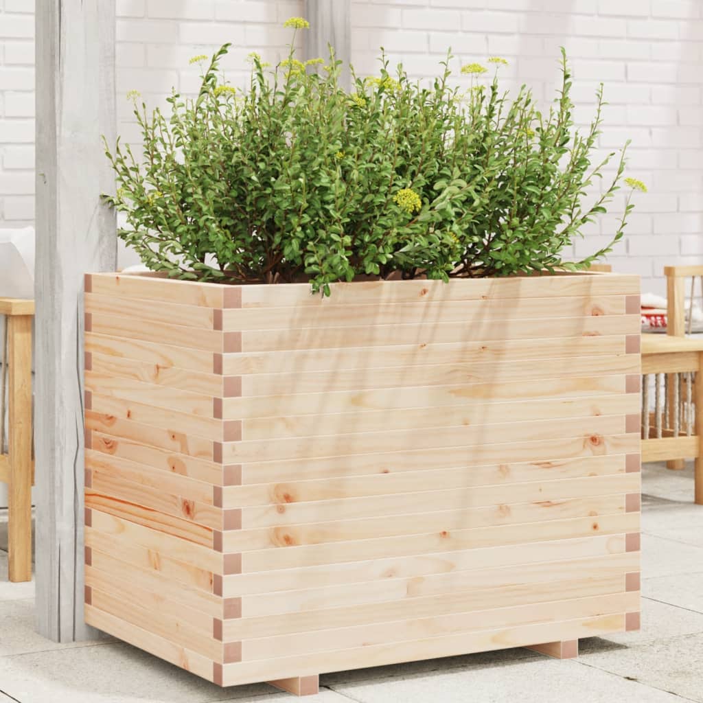 Garden Planter Solid Wood Pine