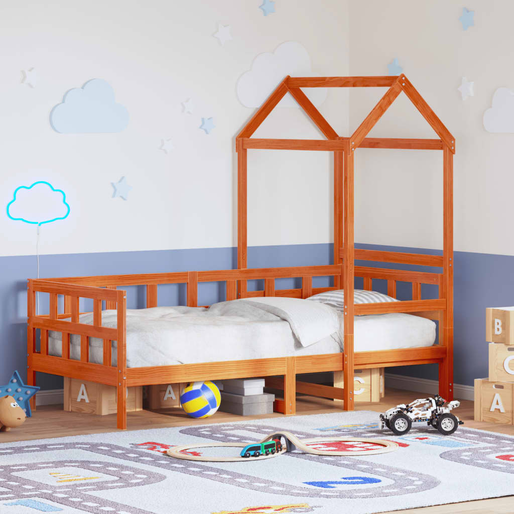 Day Bed With Roof Without Mattress Solid Wood