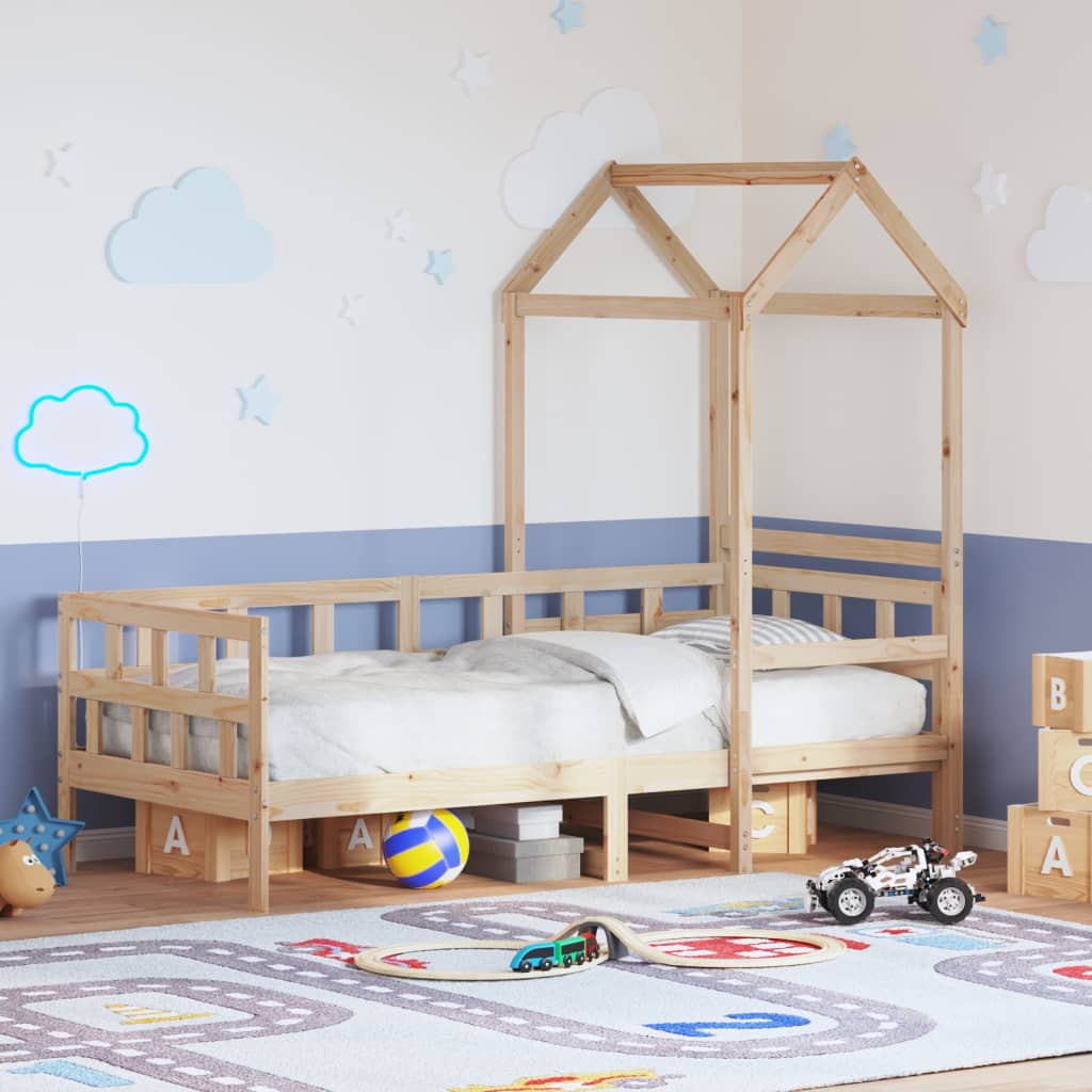 Day Bed With Roof Without Mattress Solid Wood