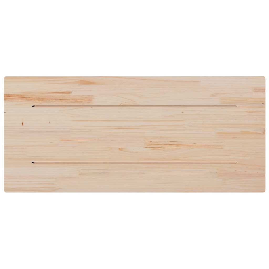 Table Top 90X40X1.7 Cm Rectangular Solid Wood Pine