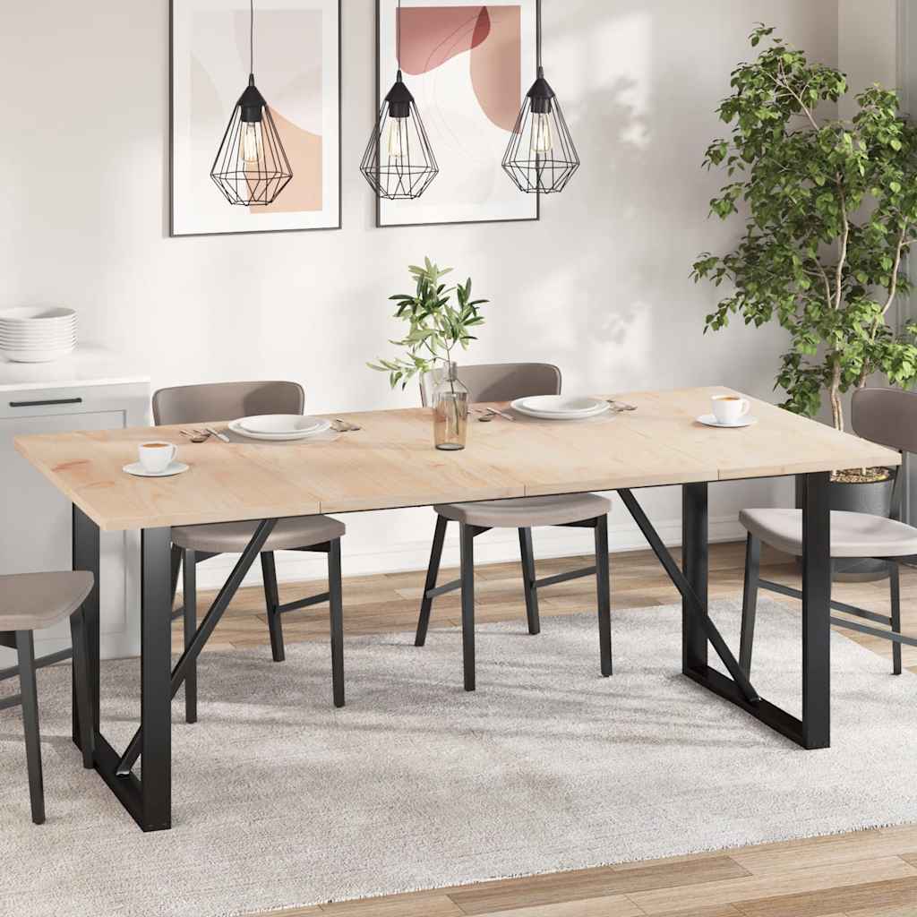 Table Top 90X40X1.7 Cm Rectangular Solid Wood Pine