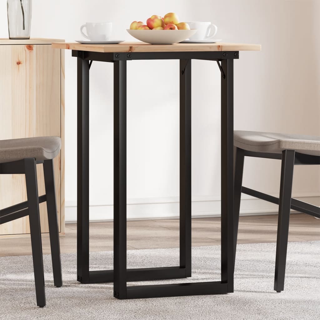 Coffee Table Solid Wood Pine And Steel