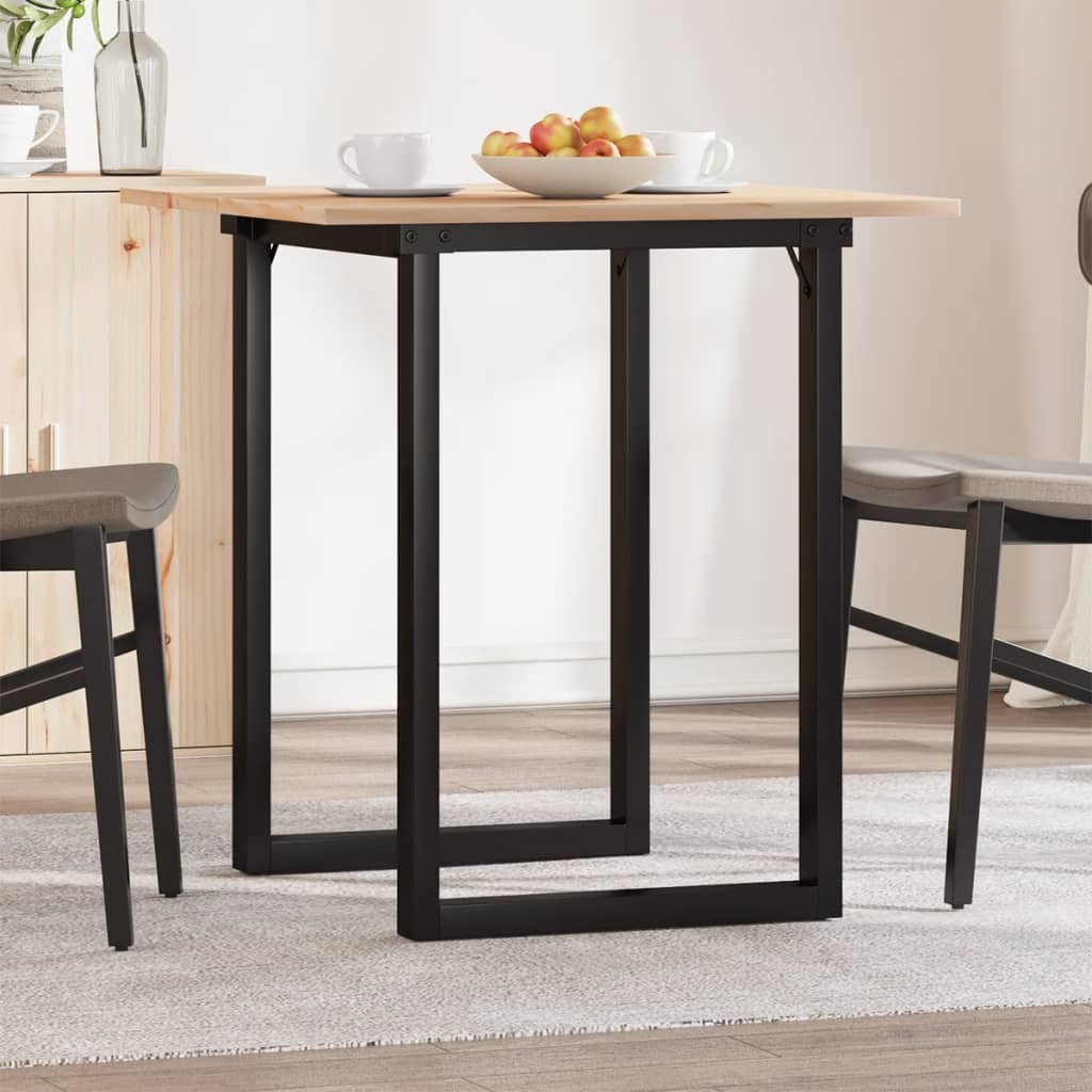 Coffee Table Solid Wood Pine And Steel